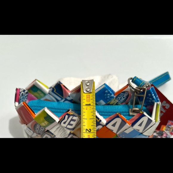 Nahui Ollin Hershey’s Jolly Rancher Candy Wrapper Wristlet NEW - Picture 9 of 9